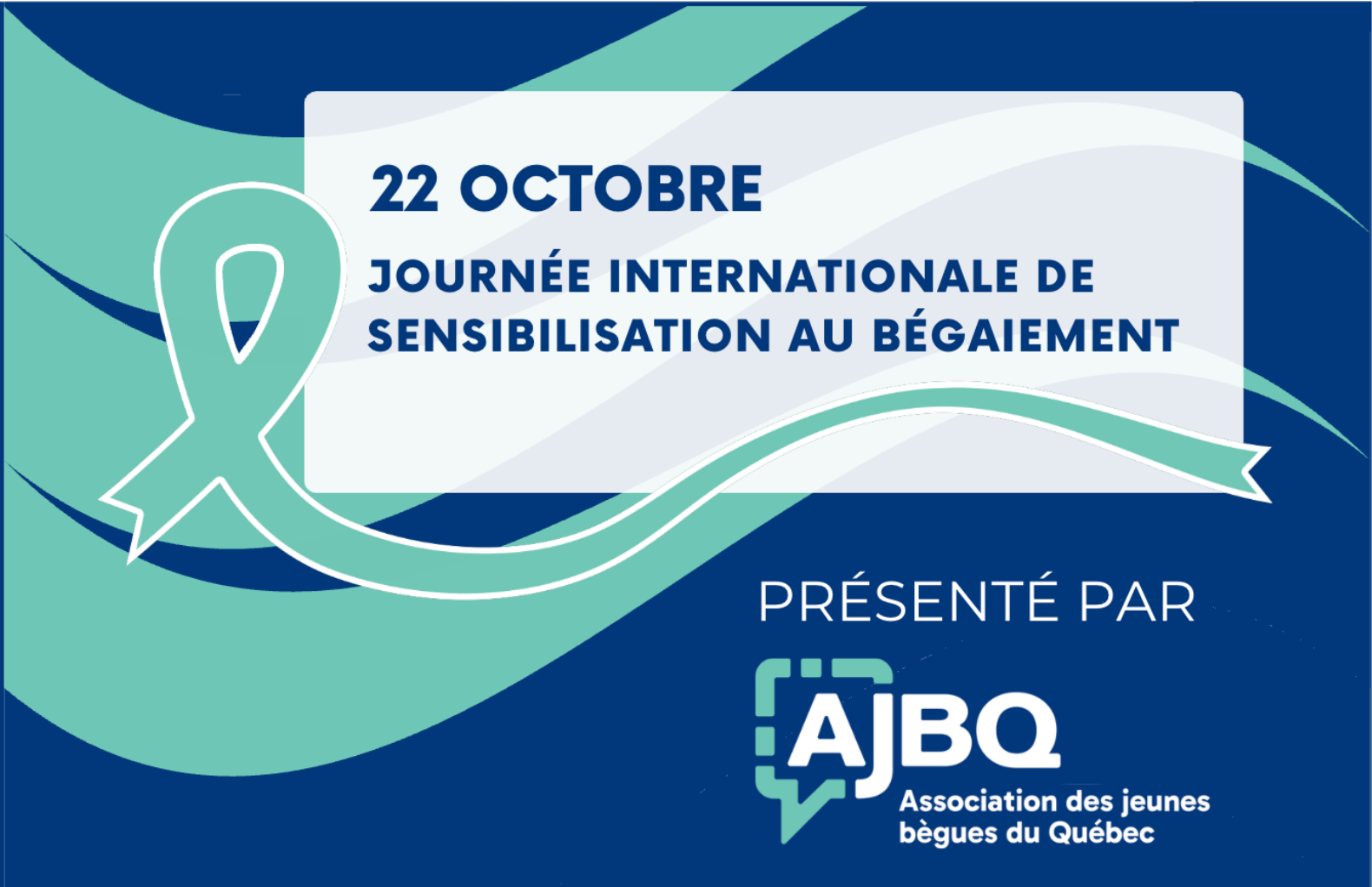 Drapeau JISB et logo AJBQ